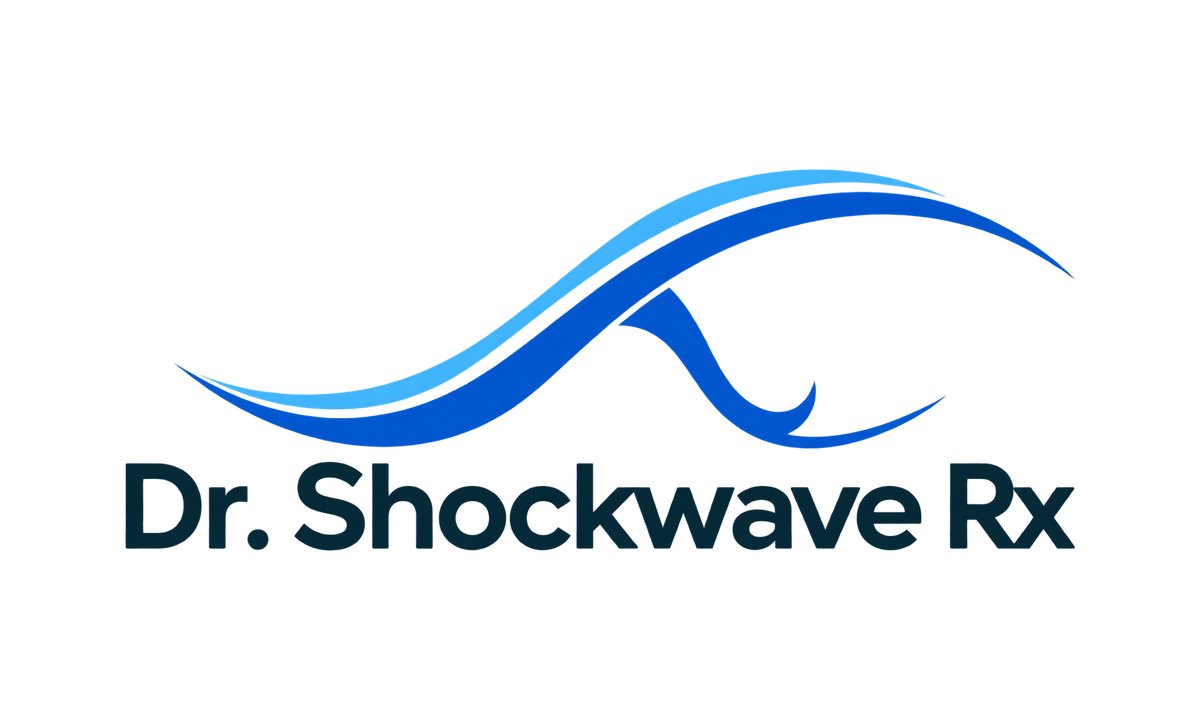 The alternative version: a blue wave over solid dark lettering, on white